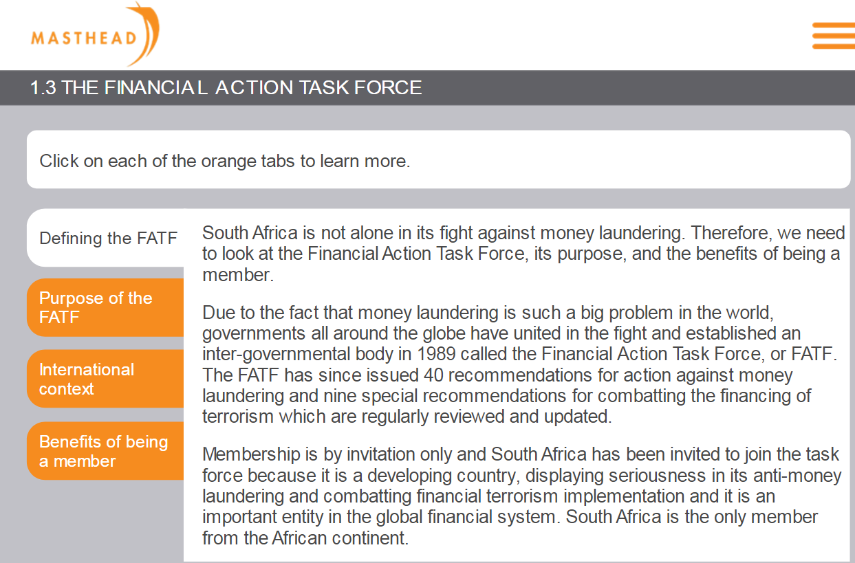 Defining the FATF