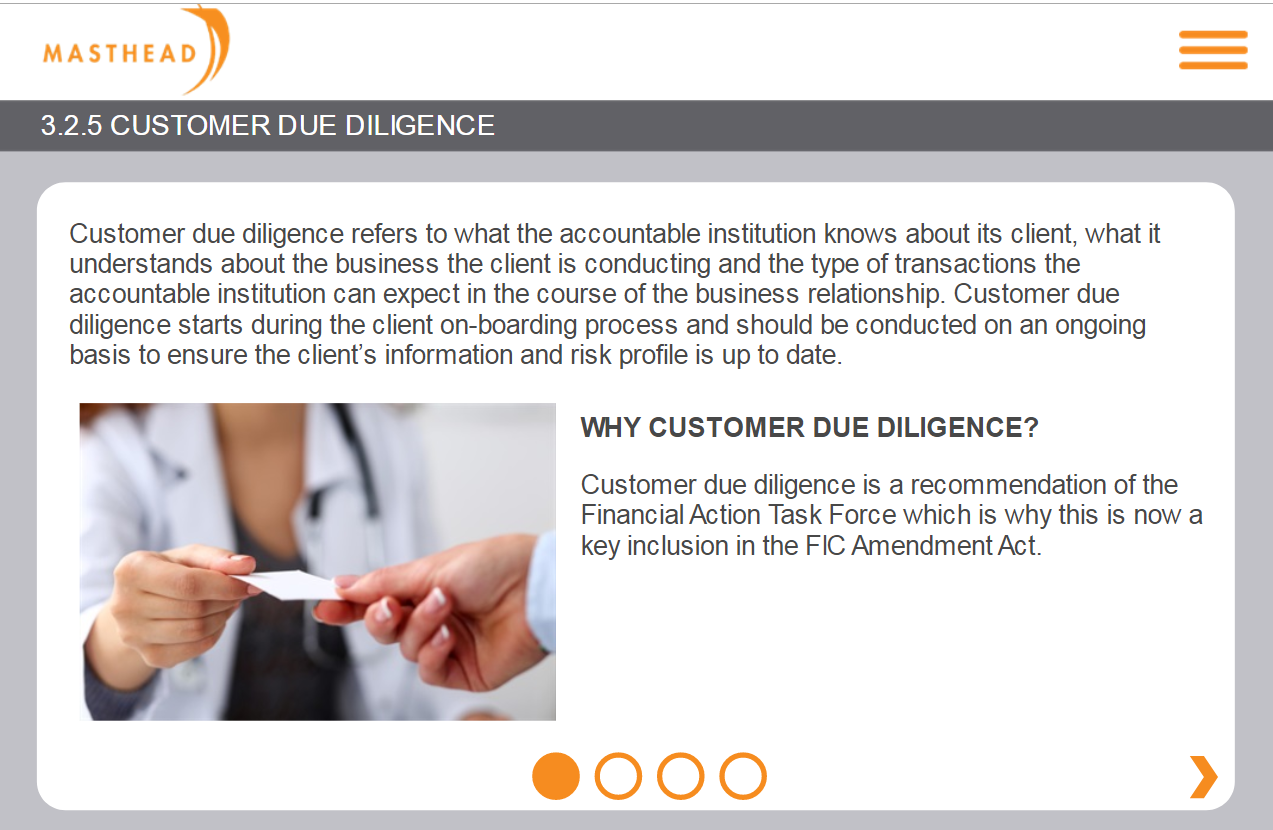 3.2.5 Customer Due diligence 1