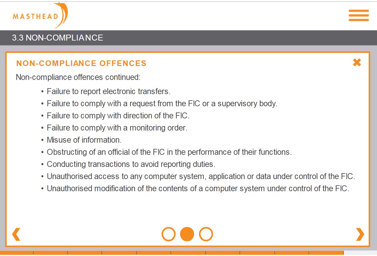 3.3 Non Compliance 7