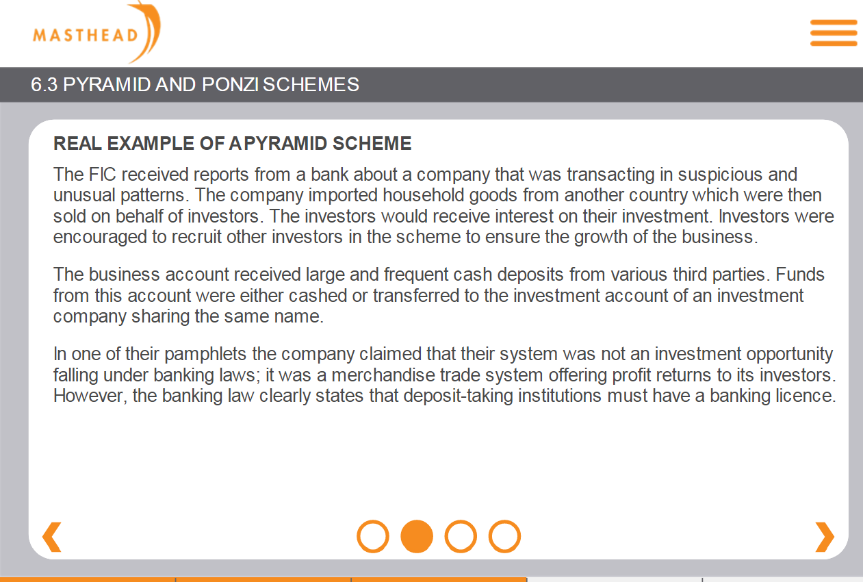 6.3 Pyramid $ Ponzi Schemes 2